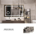 24x32 Inch Aluminum framed bathmirrors rectangular custom bathroom wall mounted makeup Harmony illuminated Mirror